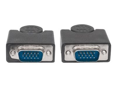 Manhattan VGA Monitor Cable, 4.5m, Black, Male to Male, HD15, Cable of higher SVGA Specification (fully compatible), Fully Shiel