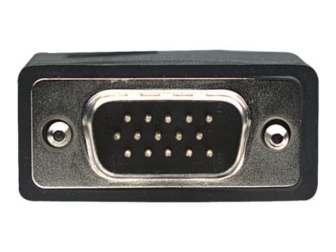 Manhattan VGA Monitor Cable (with Ferrite Cores), 30m, Black, Male to Male, HD15, Cable of higher SVGA Specification (fully comp