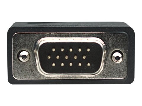 Manhattan VGA Monitor Cable (with Ferrite Cores), 4.5m, Black, Male to Male, HD15, Cable of higher SVGA Specification (fully com
