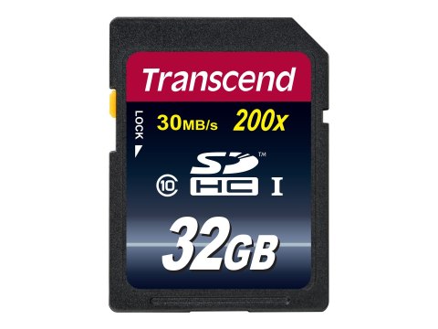 Transcend - Karta pamięci flash - 32 GB - Class 10 - SDHC