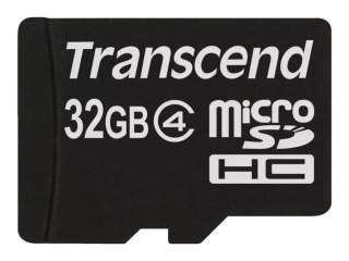 Transcend - Karta pamięci flash - 32 GB - klasa 4 - microSDHC