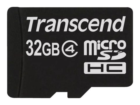 Transcend - Karta pamięci flash - 32 GB - klasa 4 - microSDHC
