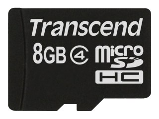Transcend - Karta pamięci flash - 8 GB - klasa 4 - microSDHC
