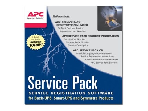 APC Extended Warranty (Renewal or High Volume) - Rozszerzona umowa serwisowa (do inne, urzadzenia zasilające i UPSy) - 1 rok - d