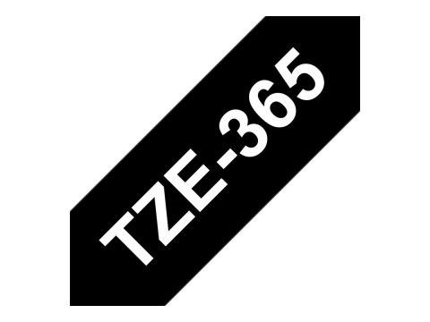 Brother TZe-365 - Biało- czarny - Roll (3,6 cm x 8 m) 1 kaseta(y) taśma laminowana - dla P-Touch PT-3600, PT-530, PT-9200, PT-94