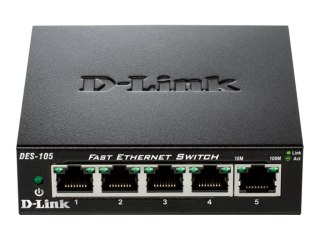 D-Link DES 105 - Przełącznik - 5 x 10/100 - stacjonarny