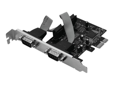 DIGITUS DS-30000-1 - Adapter szeregowy - PCI Express x1 - 2 porty