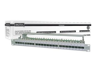 DIGITUS Professional DN-91624S-EA - Krosownica - CAT 6a - STP - RJ-45 X 24 - jasnoszary, RAL 7035 - 1U - 19"