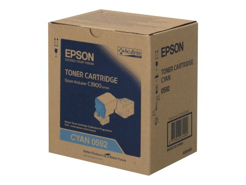 Epson - Duża Pojemność - cyjan - oryginał - Toner - dla AcuLaser C3900DN, C3900DTN, C3900N, C3900TN, CX37DN, CX37DNF, CX37DTN, C
