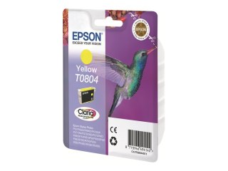 Epson T0804 - 7.4 ml - żółty - oryginał - kopuła - pojemnik na tusz - dla Stylus Photo P50, PX650, PX660, PX700, PX710, PX720, P