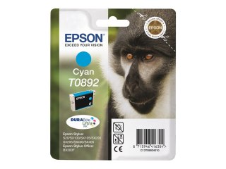 Epson T0892 - 3.5 ml - cyjan - oryginał - kopuła - pojemnik na tusz - dla Stylus S21, SX105, SX110, SX115, SX210, SX215, SX400, 