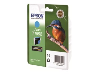 Epson T1592 - 17 ml - cyjan - oryginał - kopuła - pojemnik na tusz - dla Stylus Photo R2000