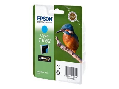 Epson T1592 - 17 ml - cyjan - oryginał - kopuła - pojemnik na tusz - dla Stylus Photo R2000