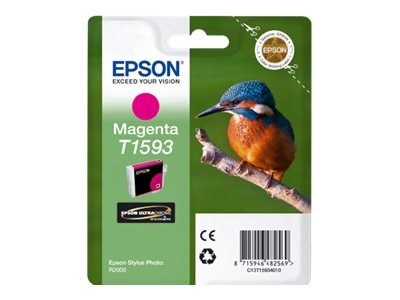Epson T1593 - 17 ml - magenta - oryginał - kopuła - pojemnik na tusz - dla Stylus Photo R2000
