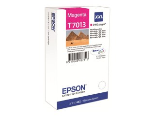 Epson T7013 - 34.2 ml - rozmiar XXL - magenta - oryginał - kopuła - pojemnik na tusz - dla WorkForce Pro WP-4015 DN, WP-4095 DN,