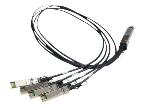 HPE X240 Direct Attach Copper Splitter Cable - Kabel sieciowy - SFP+ do QSFP+ - 1 m - dla HPE 5900AF-48; Edgeline e920; FlexFabr