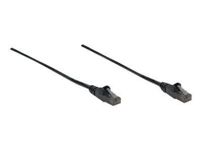 Intellinet Network Patch Cable, Cat6, 10m, Black, CCA, U/UTP, PVC, RJ45, Gold Plated Contacts, Snagless, Booted, Lifetime Warran