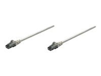 Intellinet Network Patch Cable, Cat6, 10m, Grey, CCA, U/UTP, PVC, RJ45, Gold Plated Contacts, Snagless, Booted, Lifetime Warrant