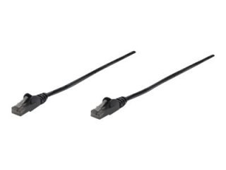 Intellinet Network Patch Cable, Cat6, 5m, Black, CCA, U/UTP, PVC, RJ45, Gold Plated Contacts, Snagless, Booted, Lifetime Warrant