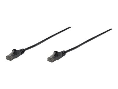 Intellinet Network Patch Cable, Cat6, 5m, Black, CCA, U/UTP, PVC, RJ45, Gold Plated Contacts, Snagless, Booted, Lifetime Warrant