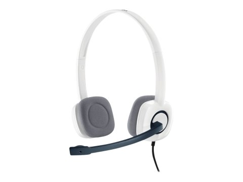 Logitech Stereo Headset H150 - Słuchawka - nauszne - przewodowa - kokosowy
