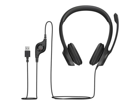 Logitech USB Headset H390 - Słuchawka - pełna wielkość - przewodowa