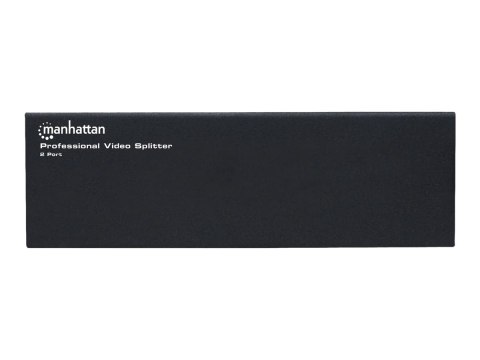 Manhattan Professional Video Splitter, 2-Port, VGA, SVGA, MultiSync, Black, Three Year Warranty, Box - Rozdzielacz wideo - 2 x V