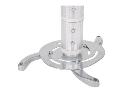 Manhattan Projector Mount, Ceiling, Universal, Tilt & Swivel, Height Range: 13 to 106cm, Max 10kg, Silver, Lifetime Warranty - U