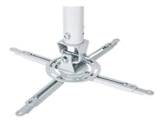 Manhattan Projector Mount, Ceiling, Universal, Tilt & Swivel, Height Range: 57 to 82cm, Max 20kg, Silver, Lifetime Warranty - Uc