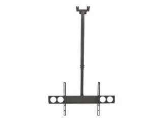 Manhattan TV & Monitor Mount, Ceiling, 1 screen, Screen Sizes: 37-75", Height: 105-156 cm, Black, VESA 200x200 to 800x400mm, Max
