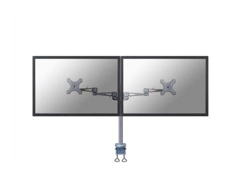 Neomounts FPMA-D935D - Zestaw do montażu - pełny zakres ruchu - dla 2 wyświetlacze LCD - srebrny - rozmiar ekranu: 10"-27" - mon
