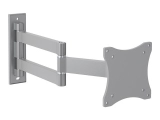 Neomounts FPMA-W830 - Wspornik - pełny zakres ruchu - dla wyświetlacz LCD - srebrny - rozmiar ekranu: 10"-27" - montaż na ściani