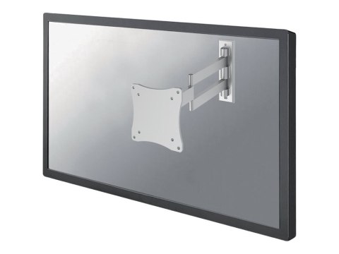 Neomounts FPMA-W830 - Wspornik - pełny zakres ruchu - dla wyświetlacz LCD - srebrny - rozmiar ekranu: 10"-27" - montaż na ściani
