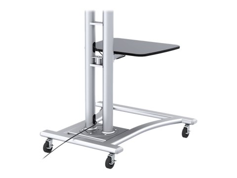 Neomounts PLASMA-M1800E - Wózek - dla panel płaski / sprzęt AV - srebrny - rozmiar ekranu: 27"-70"