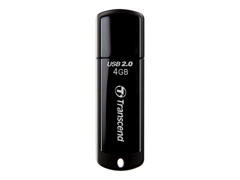 Transcend JetFlash 350 - Pendrive USB - 4 GB - USB 2.0 - czarny