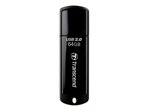 Transcend JetFlash 350 - Pendrive USB - 64 GB - USB 2.0 - czarny