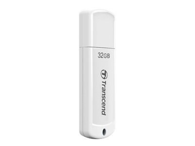 Transcend JetFlash 370 - Pendrive USB - 32 GB - USB 2.0 - biały