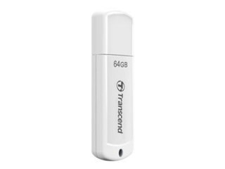 Transcend JetFlash 370 - Pendrive USB - 64 GB - USB 2.0 - biały