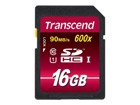 Transcend - Karta pamięci flash - 16 GB - Class 10 - SDHC UHS-I
