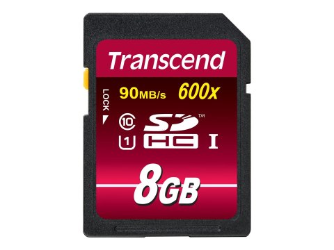 Transcend Ultimate - Karta pamięci flash - 8 GB - UHS Class 1 / Class10 - 133x - SDHC UHS-I