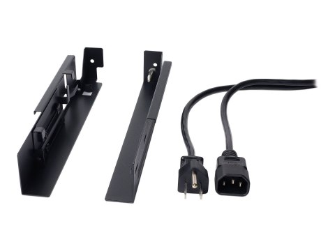 APC - KVM console rack mounting kit - czarny - 1U - Zgodność z TAA - dla P/N: SMX1000CUS, SMX1500RM2UCNCUS, SMX1500RM2UCUS, SMX2