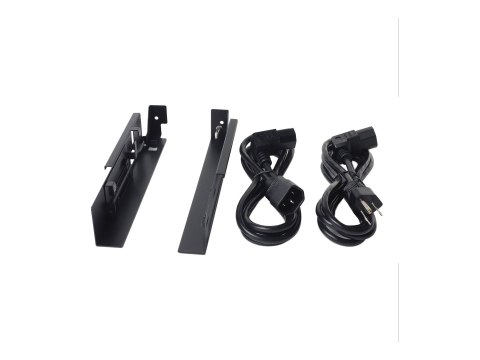 APC - KVM console rack mounting kit - czarny - 1U - Zgodność z TAA - dla P/N: SMX1000CUS, SMX1500RM2UCNCUS, SMX1500RM2UCUS, SMX2