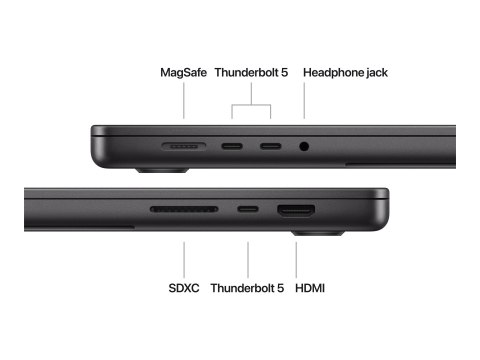 Apple MacBook Pro - M4 Max - Apple M4 Max 40-core - 48 GB RAM - 1 TB SSD - 16.2" 3456 x 2234 @ 120 Hz - Wi-Fi 6E, Bluetooth - ko