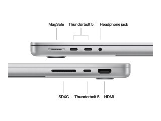 Apple MacBook Pro - M4 Pro - Apple M4 Pro 16-core - 24 GB RAM - 512 GB SSD - 14.2" 3024 x 1964 @ 120 Hz - Wi-Fi 6E, Bluetooth - 