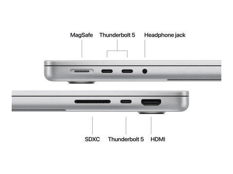 Apple MacBook Pro - M4 Pro - Apple M4 Pro 16-core - 24 GB RAM - 512 GB SSD - 14.2" 3024 x 1964 @ 120 Hz - Wi-Fi 6E, Bluetooth - 