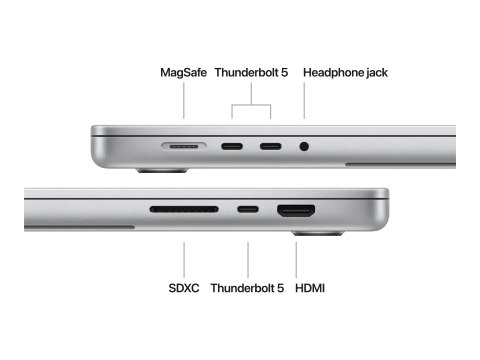 Apple MacBook Pro - M4 Pro - Apple M4 Pro 20-core - 24 GB RAM - 512 GB SSD - 16.2" 3456 x 2234 @ 120 Hz - Wi-Fi 6E, Bluetooth - 