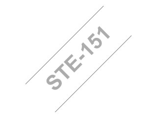 Brother STe-151 - Czarny - Rolka (2,4 cm x 3 m) 1 kaseta(y) taśma ze znaczkami - dla P-Touch PT-1600, 1650, 2430, 2460, 2470, 27