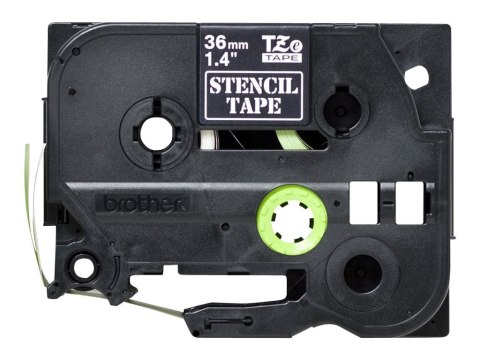 Brother STe-161 - Czarny - Rolka (3,6 cm x 3 m) 1 kaseta(y) taśma ze znaczkami - dla P-Touch PT-3600, PT-9200DX, PT-9200PC, PT-9