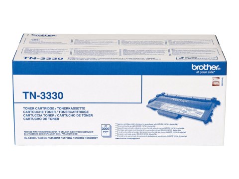 Brother TN3330 - Czarny - oryginał - Toner - dla Brother DCP-8250DN, HL-5450DNT, HL-5470DWT, HL-6180DW, MFC-8520DN