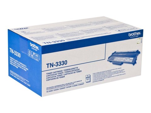 Brother TN3330 - Czarny - oryginał - Toner - dla Brother DCP-8250DN, HL-5450DNT, HL-5470DWT, HL-6180DW, MFC-8520DN